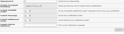 Facebook Modul