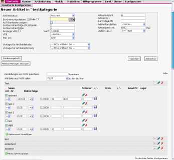 JQuery Attribut Manager Deluxe