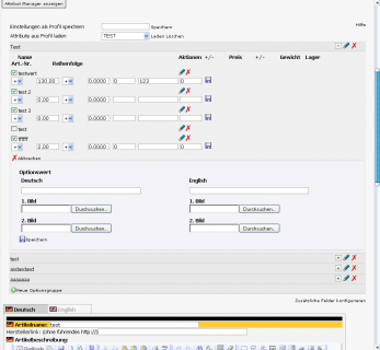 JQuery Attribut Manager Deluxe