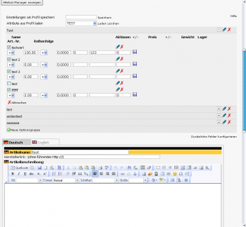 JQuery Attribut Manager Deluxe