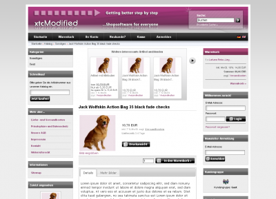JQuery Produktslider mit Quicklookfunktion
