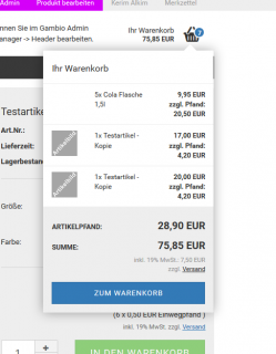 Pfandmodul