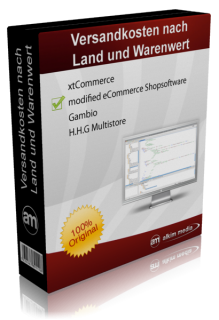Versandkosten nach Land und Warenwert