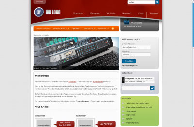 Dropdown Menu Slider Template
