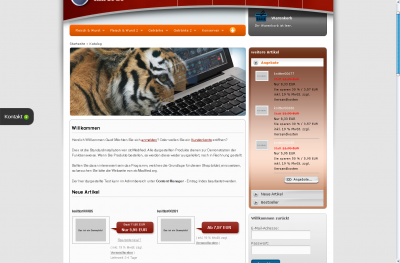 Dropdown Menu Slider Template