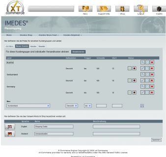 FlexShipping Versandmodul