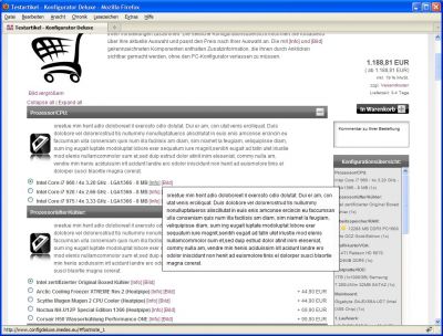 JQuery Konfigurator Multiselect Deluxe