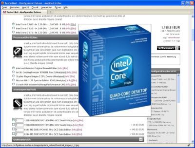 JQuery Konfigurator Multiselect Deluxe