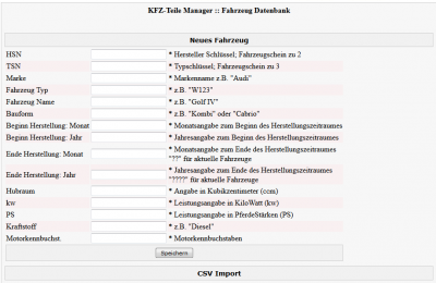 KFZ Manager