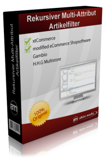 Rekursiver-Multi-Attribut-Artikelfilter auf modified eCommerce Version 1.06 portiert.