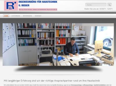 Ingenieurbro U. Rieger mit neuer Seite online