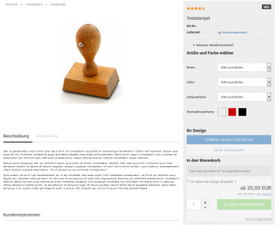 Stempelkonfigurator