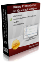 JQuery Produktslider mit Quicklookfunktion